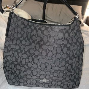 Black coach purse